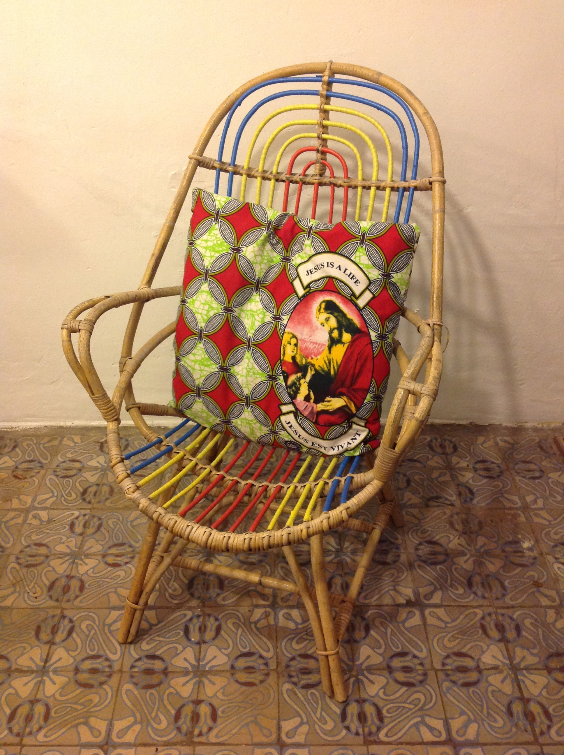 fauteuil bambou & wax